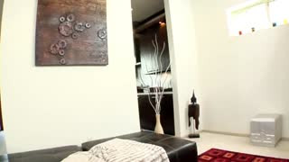 Lisa Ann with Erik Everhard shooting towards the wall towards kitchen, facial cumshot ANAL Tease#2