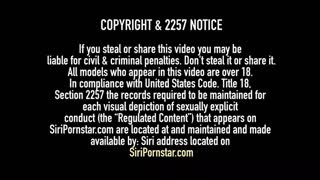Foul Mouthed Full Figured Siri Pornstar Dildo Fucks & Cums!