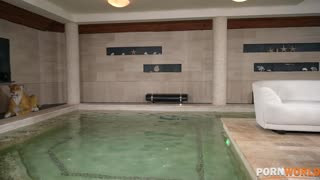 Bi Babes Get Naughty At The Health Spa During No Holes Barred DP Fuck Frenzy