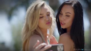 ADULTMOBILE - Lilly Bell's Date Is Cancelled So She Decides To Have Fun With Her Stepsister Instead