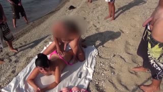 CUM PARTY ON THE BEACH! MY ASSHOLE IS THERE FOR EVERYONE!